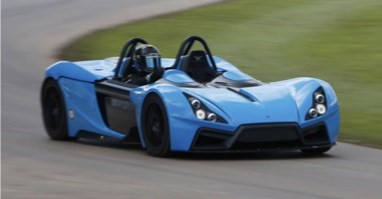 Figure 1: The original design of the Elemental RP1 road car, a high performance, street legal track car which delivered 400 kg of downforce at 150 mph.